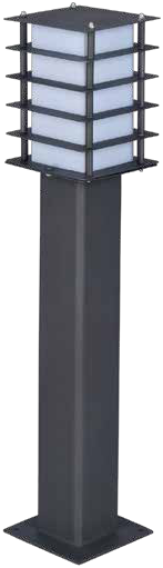 BA 172-676 Modern Dikdörtgen Bollard Aydınlatma